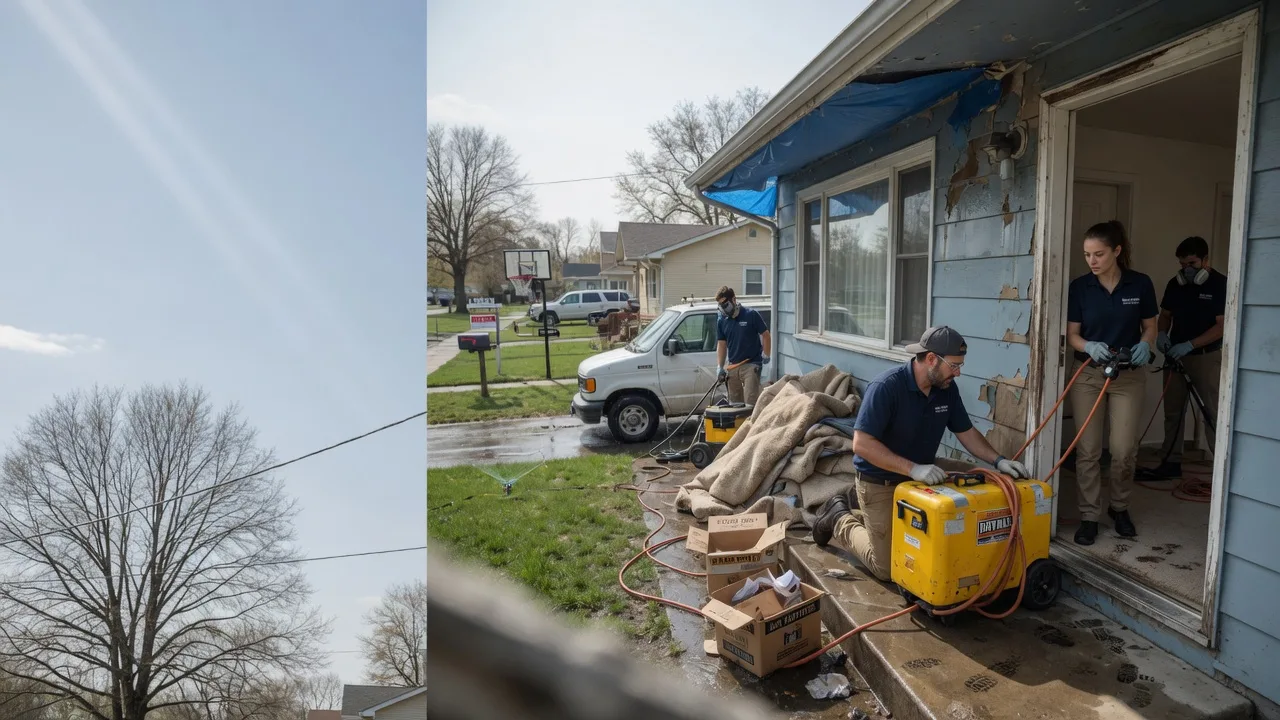 Basement Flood Cleanup in Saint Jacob, IL near me